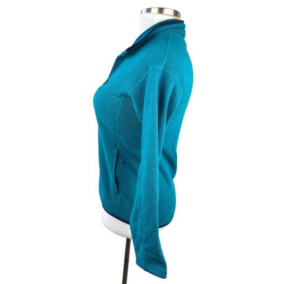 Patagonia Women's Lightweight Better Sweater Marsupial Pullover 1/4 Blue Small - Picture 5 of 11